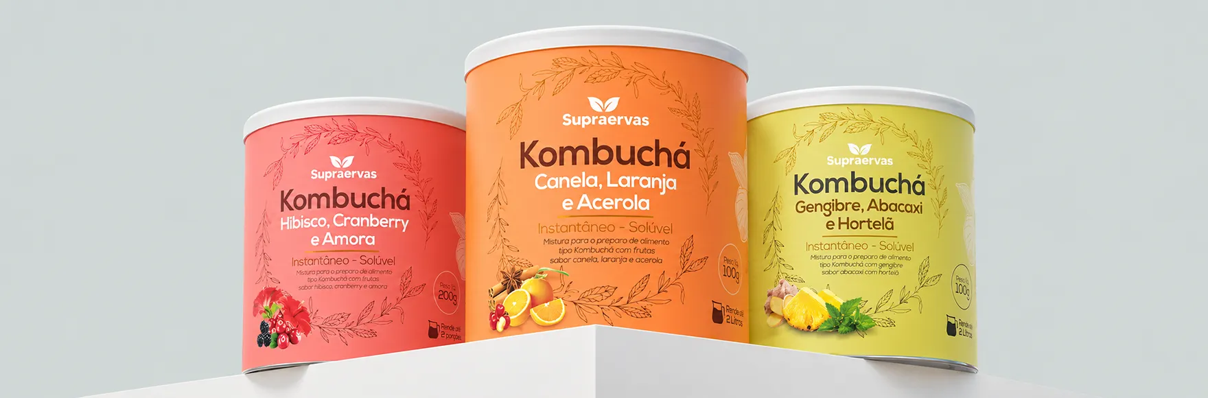 Banner Kombuchas Empório Reviva