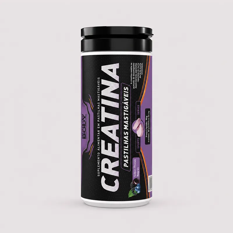 Creatina Mastigável Frutas Negras