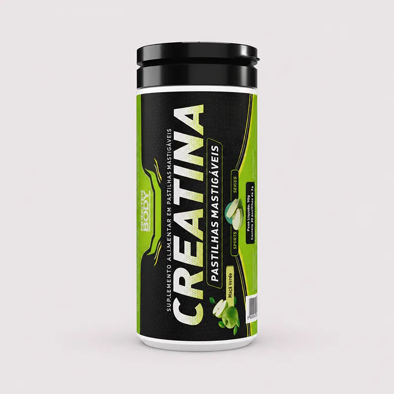 Creatina Mastigável Maçã Verde