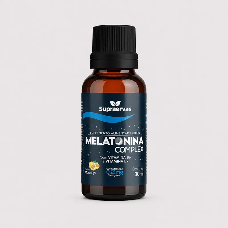 Melatonina Complex Sabor Maracujá Com Vitamina B6 e B9